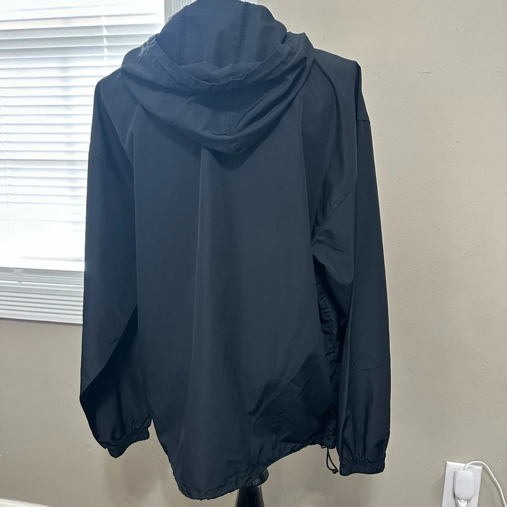Champion Black Athleticwear Vanderbilt‎ windbreaker with hood size large